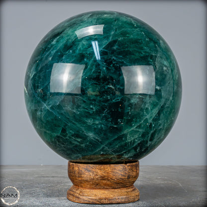 Natürliche Grüne Fluorit Kristallkugel, Spitzenqualität - 6619,14g