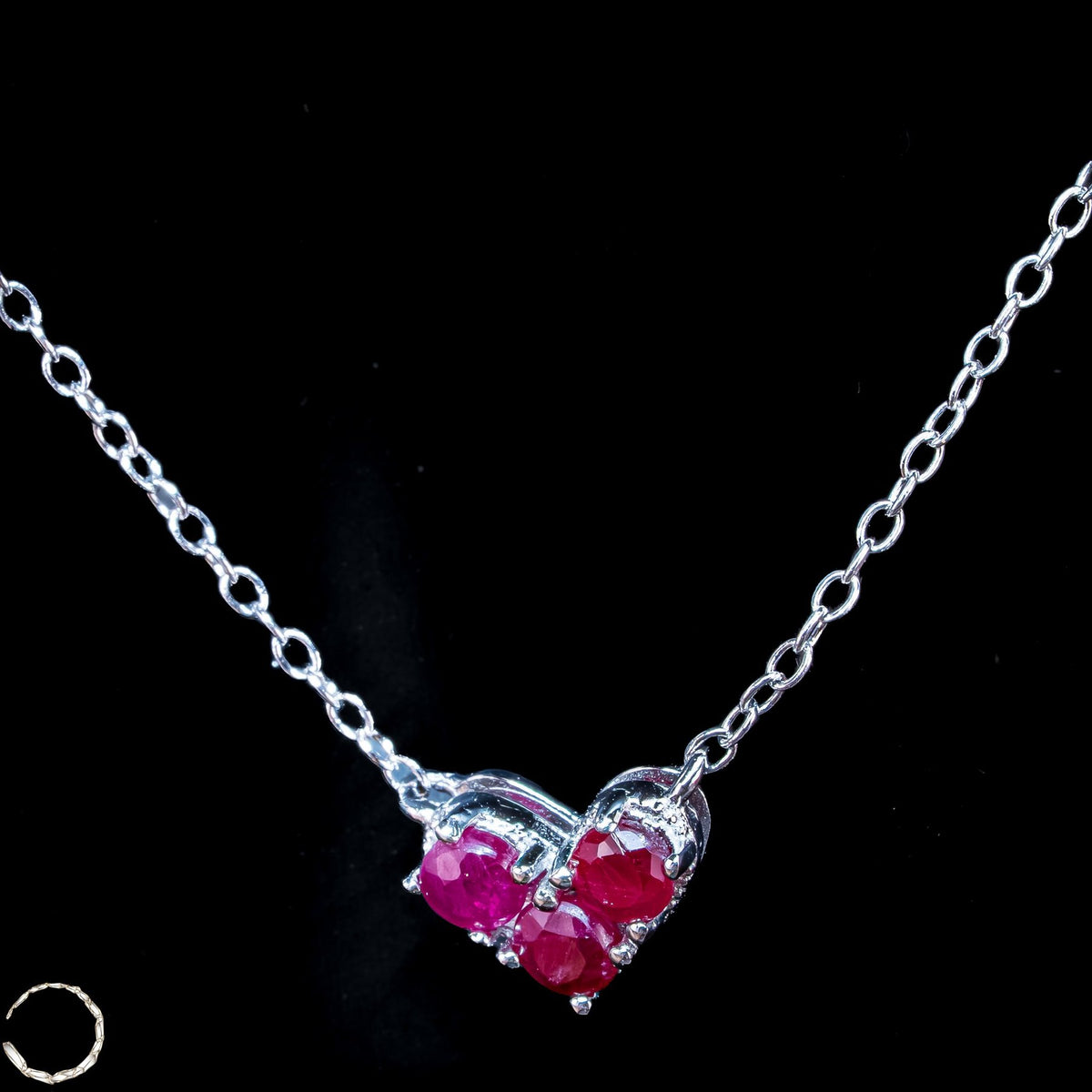 Ausdrucksstarke Rubin-Kette – zeitlose Eleganz mit Charakter  1,77g 8,85ct