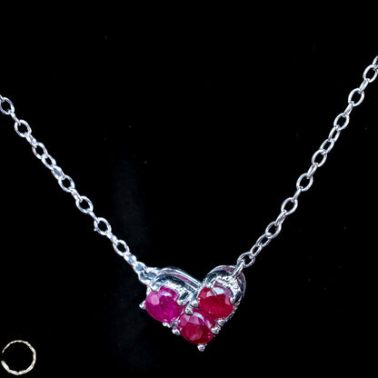 Ausdrucksstarke Rubin-Kette – zeitlose Eleganz mit Charakter  1,77g 8,85ct