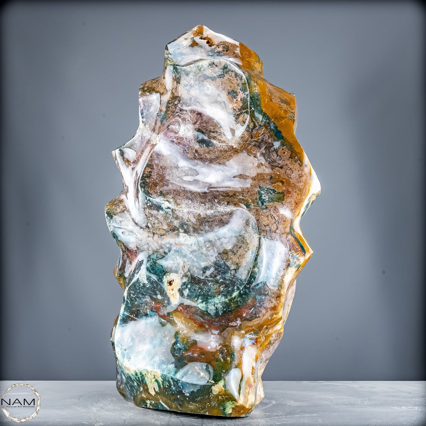 Natürliche Ocean Jasper Flamme - 63301,44g