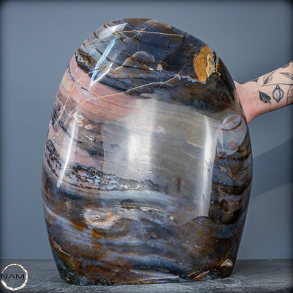 Natürliche Gebänderter Achat Kristall-Freiform - 19370,33g