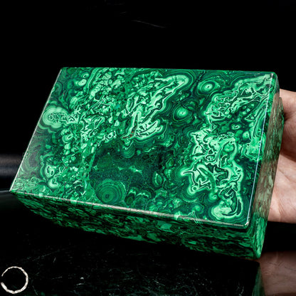 Einzigartige Malachit & Chrysocolla Schmuckkästchen/Box -1095,38g