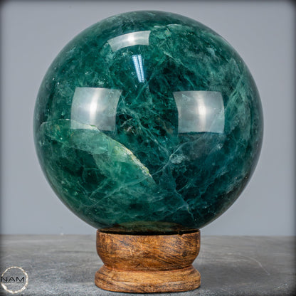 Natürliche Grüne Fluorit Kristallkugel, Spitzenqualität - 6619,14g