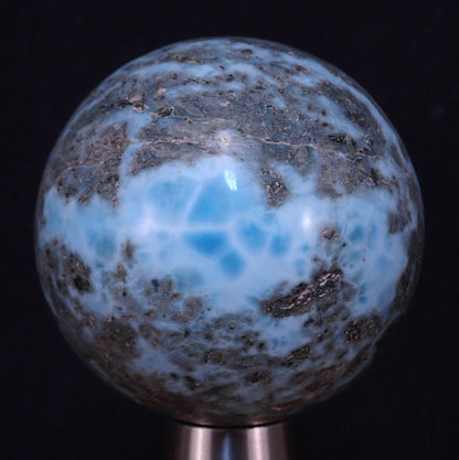 Natürliche Larimar Kugel - 274,12g - 1370,6ct - 57,16mm