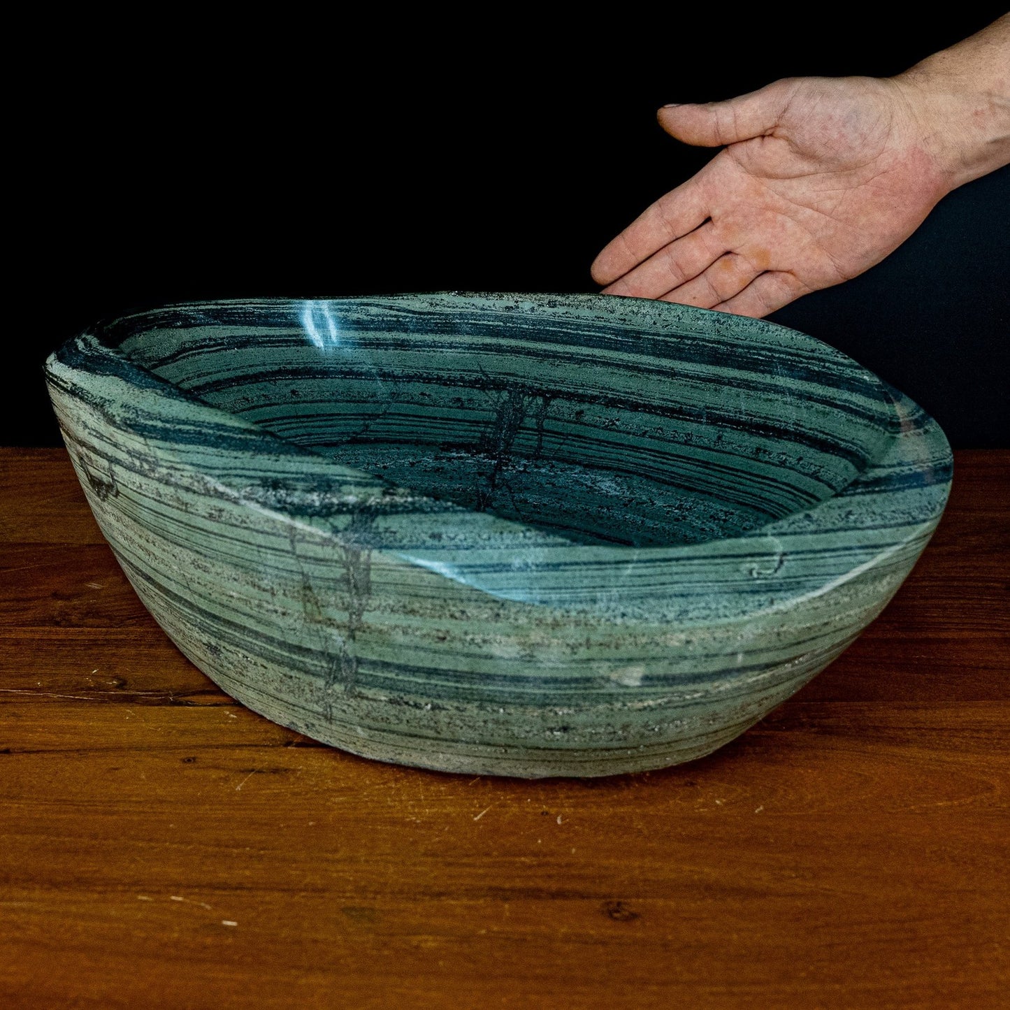 Sehr Große Kambaba-Jaspis Schüssel - 15993,87g