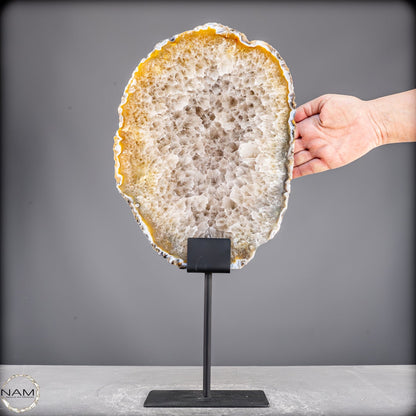 Achat Scheibe  – auf Ständer aus Brasilien - 5798,62g