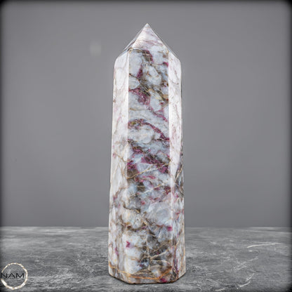 Einzigartiger Rubellit-Obelisk - 535,55g