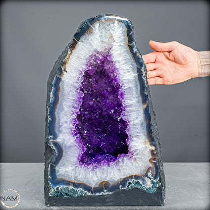 Amethyst-Druse Kathedrale – Naturwunder aus Uruguay – 23386,11g