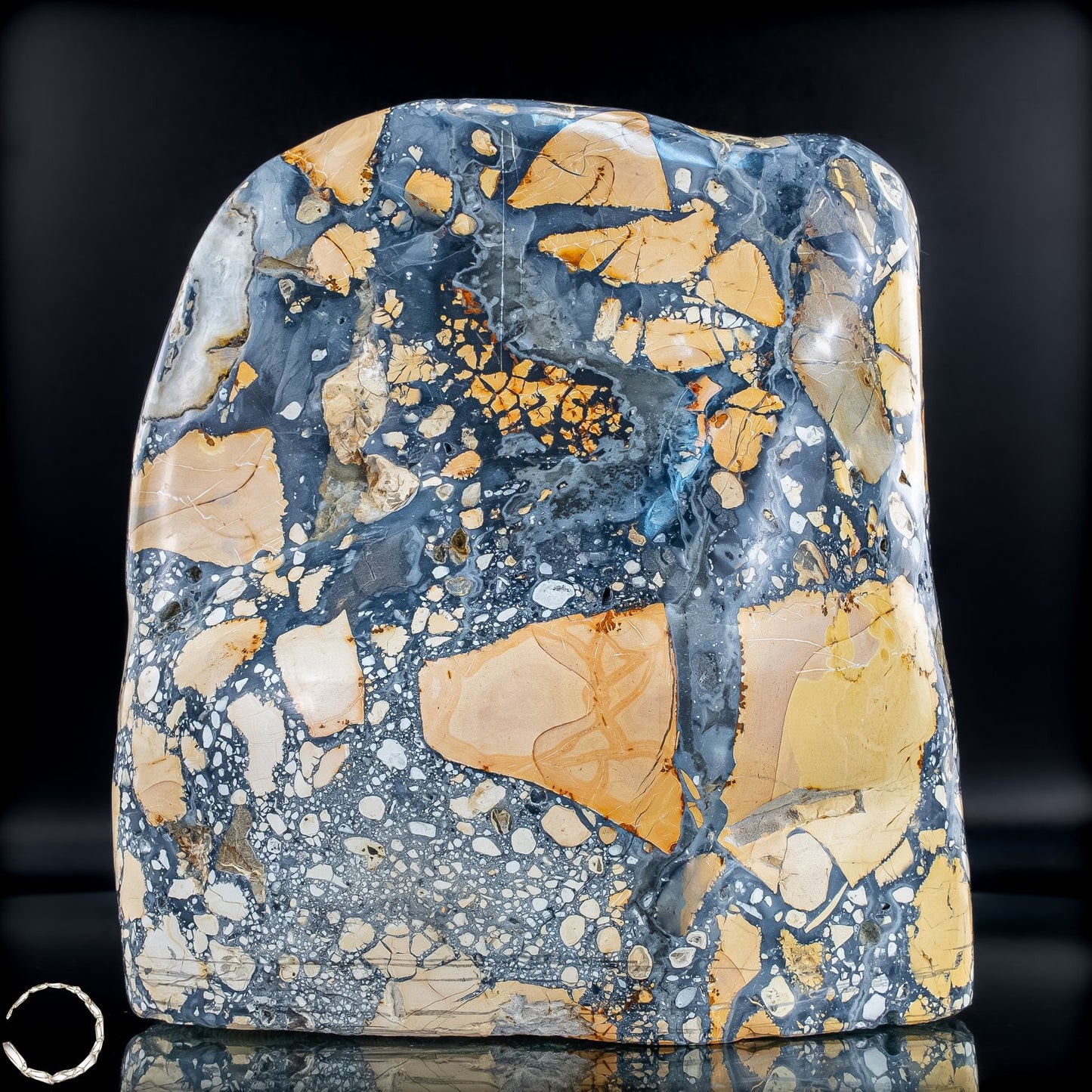 Natürliche Indonesische Picture Jasper-Kristall Freiform – 1630,17g