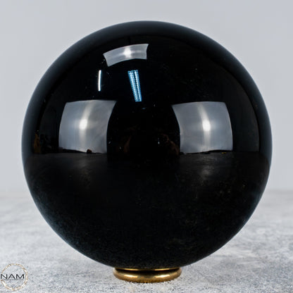 Natürliche Schwarze Obsidian Kristall-Kugel - 1205,36g - 105mm