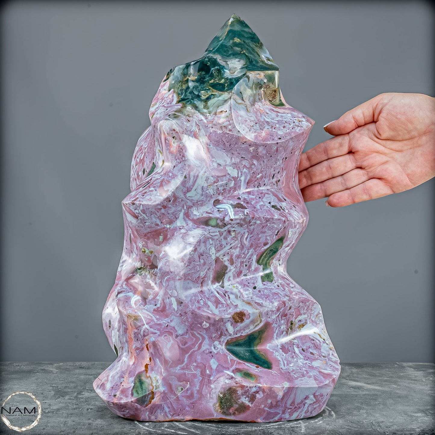 Natürliche Ocean Jasper Flamme - 13025,22g