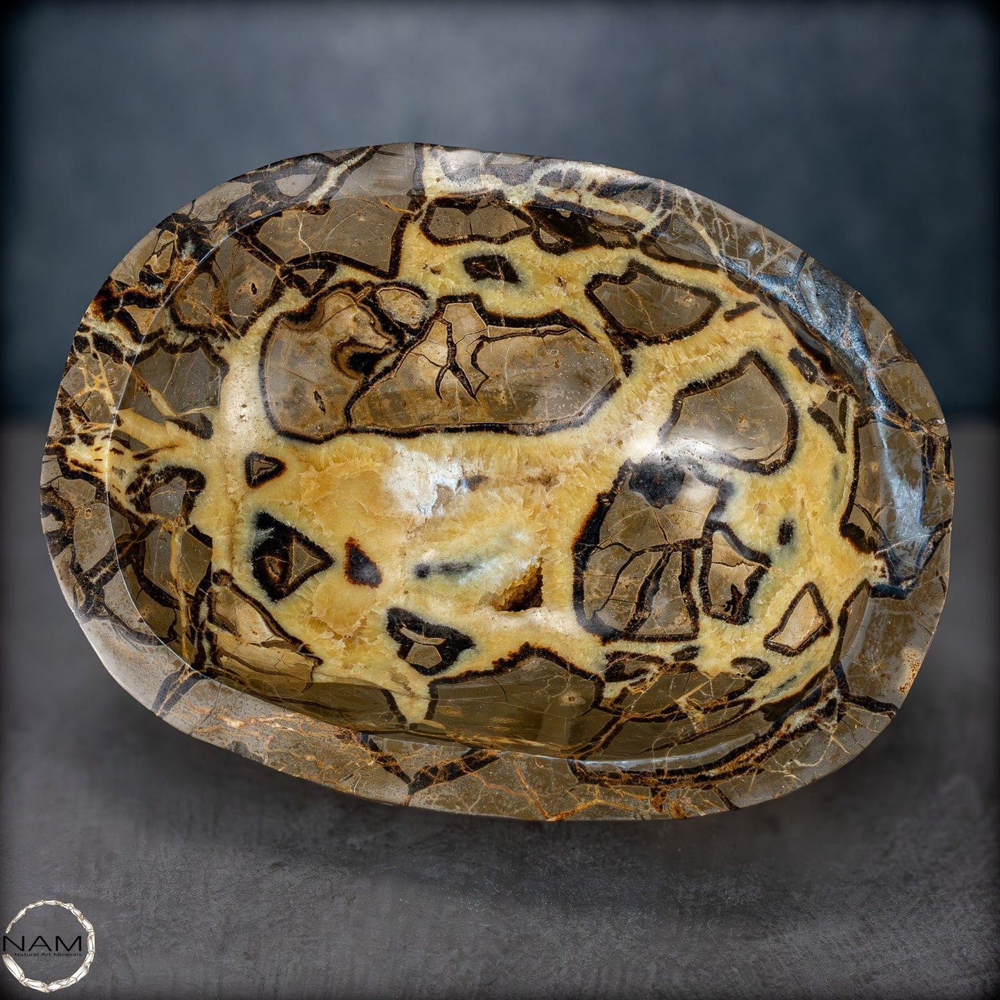 Große Natürliche Septarien-Kristall Schale/ Schüssel - 25491,63g