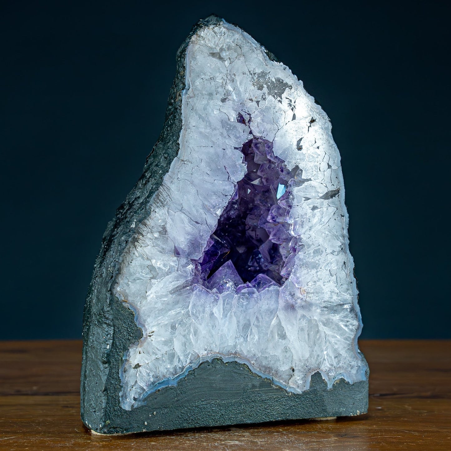 Natürliche Intensive Amethyst-Kristall Kathedrale/Druse - 4018,17g