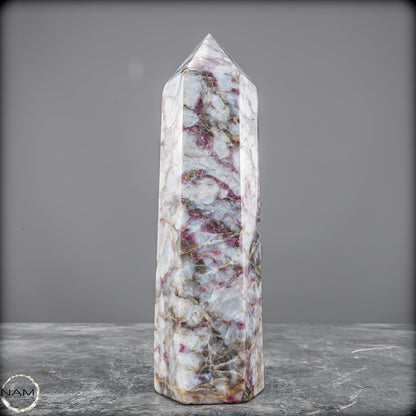 Einzigartiger Rubellit-Obelisk - 535,55g
