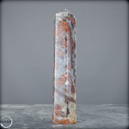 Natürliche Rote Aventurin Obelisk aus Madagaskar - 677,22g