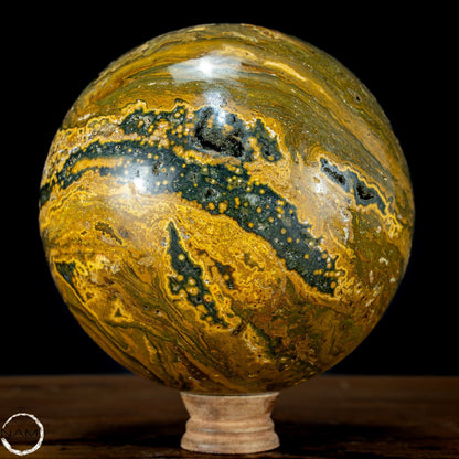 Natürliche Orbicular Ocean Jasper Kugel - 6060,22g - 180mm