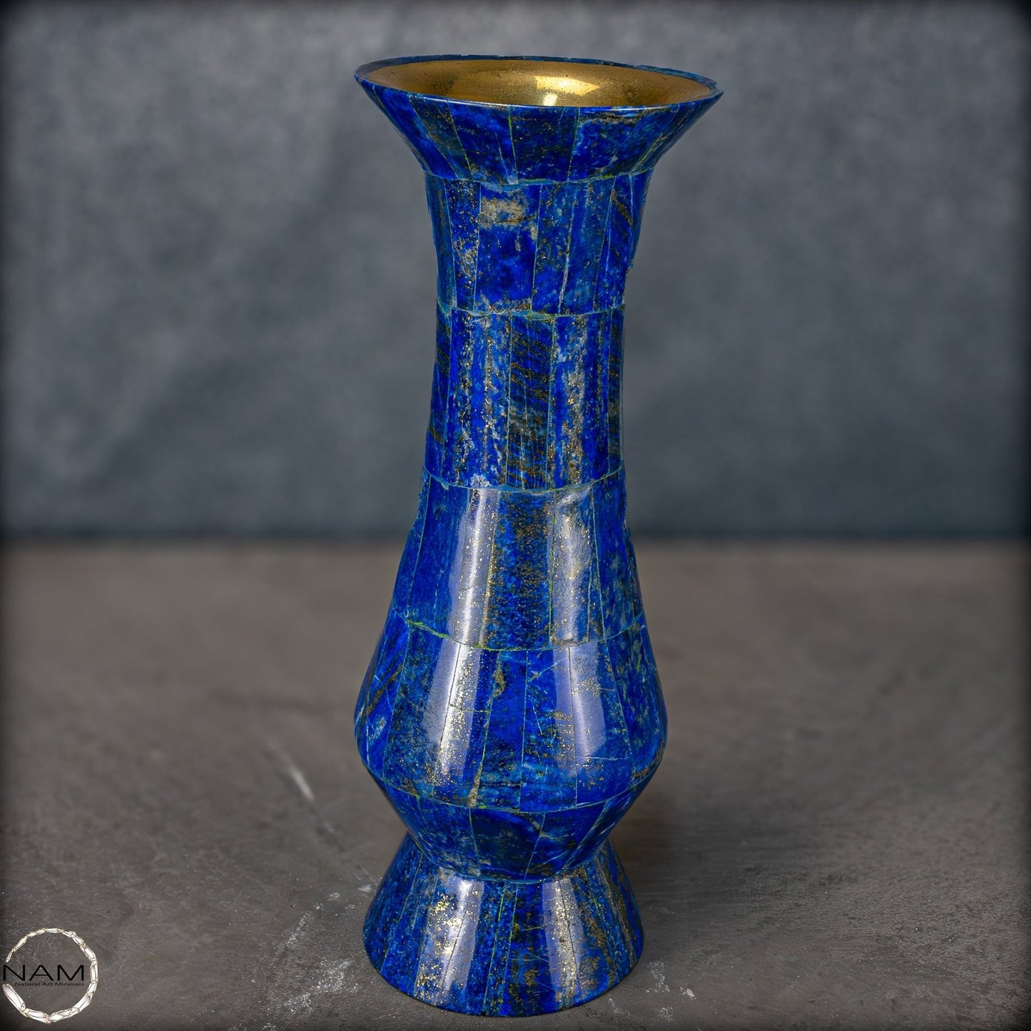Seltener Natürliche Lapislazuli Kristall-Vase - 767,24g