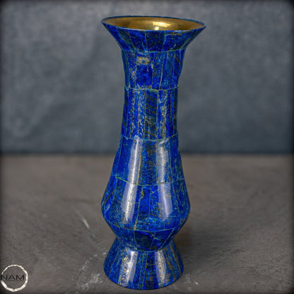 Seltener Natürliche Lapislazuli Kristall-Vase - 767,24g