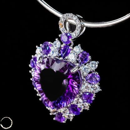 Amethyst-Anhänger – ein Meisterwerk aus Licht, Tiefe und Eleganz  6,97g 34,85ct