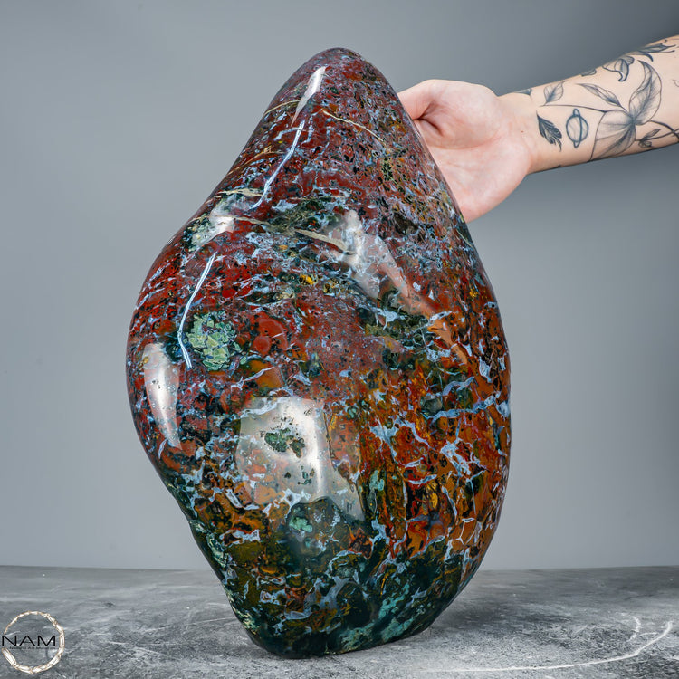 Natürliche Ozean-Jaspis Kristall-Freiform - 8819,47g