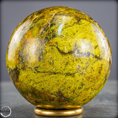 Natürliche Grüne Opal-Kristall Kugel - 736,79g