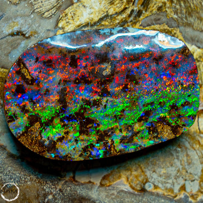 Natürlicher AAA+ Boulder Opal aus Australien Edelsteinqualität - 68,92ct