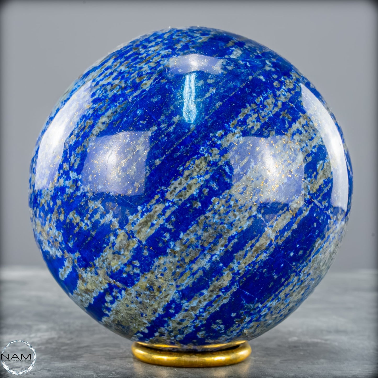 Natürliche Lapislazuli-Kristall-Kugel - 2253,16g