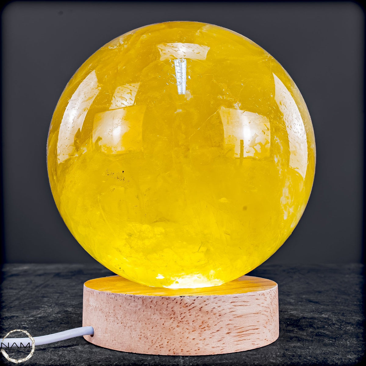 Top Qualität Transparenter Citrin Kristall Kugel - Brasilien - 2002,76g