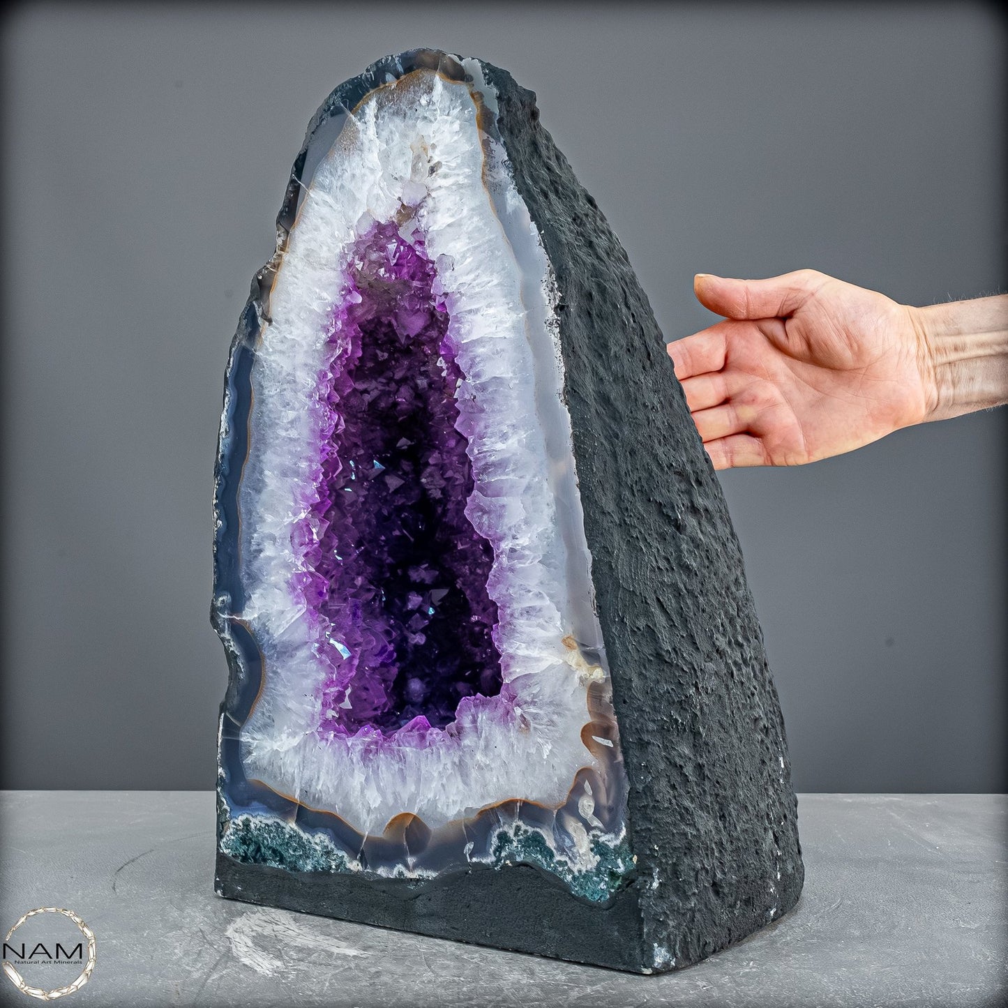 Amethyst-Druse Kathedrale – Naturwunder aus Uruguay – 23386,11g