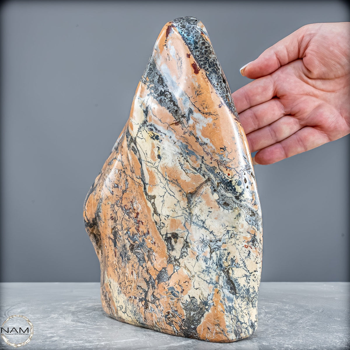 Natürliche Indonesische Picture Jasper-Kristall Freiform – 4627,17g
