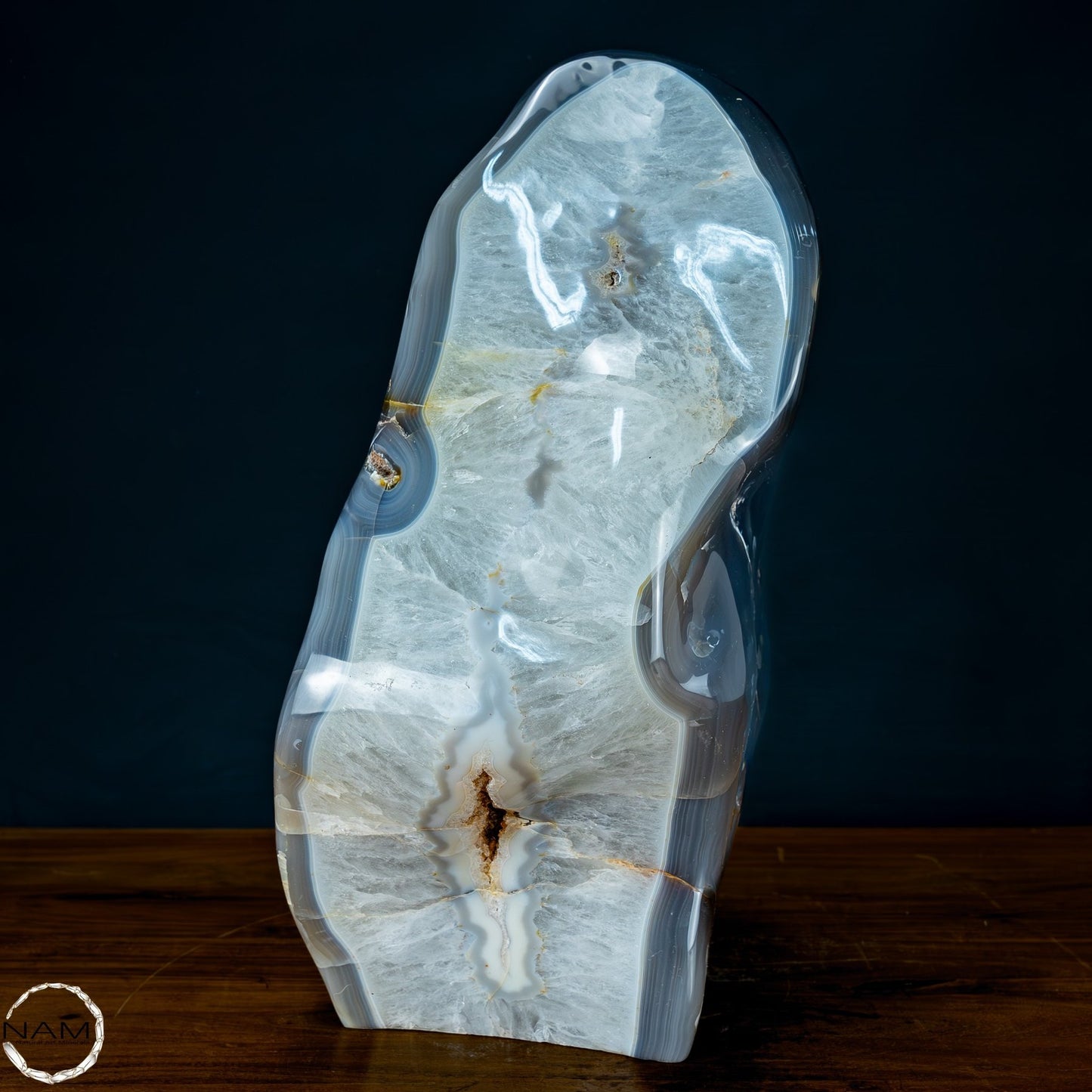 Natürliche Große Orca-Achat Kristall Freiform aus Brasilien - 37104g