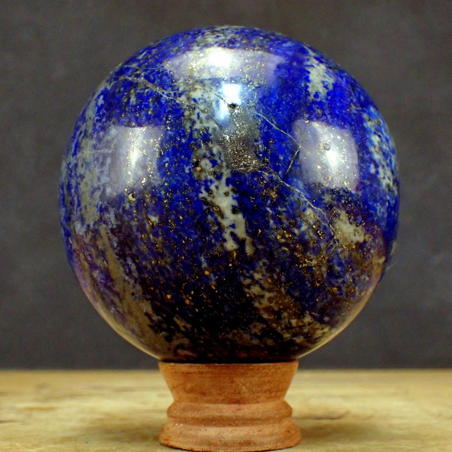 Große Natürliche Königsblaue Lapislazuli-Kugel - 1894,49g - 108mm