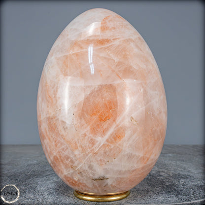 Natürliches Rotes Feuerquarz-Kristall Ei - 5563,12g