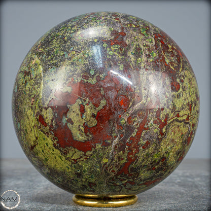 Natürliche Drachenblut-Jaspis Kugel aus Australien - 2860,59g