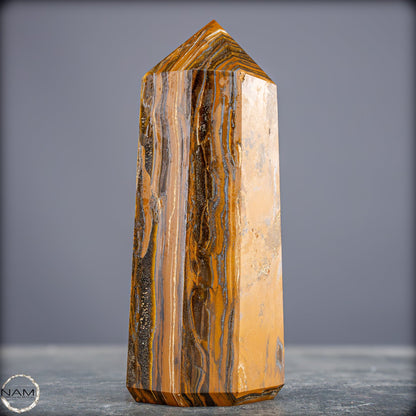 Natürlicher Tigerauge-Obelisk - 899,97g