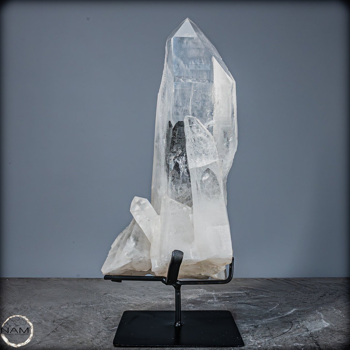 Seltener Doppel-Phantom Lumerische Quartz Kristall auf Ständer - 4654,92g