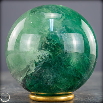 Natürliche Grüne Fluorit Kristallkugel, Spitzenqualität - 1001,02g