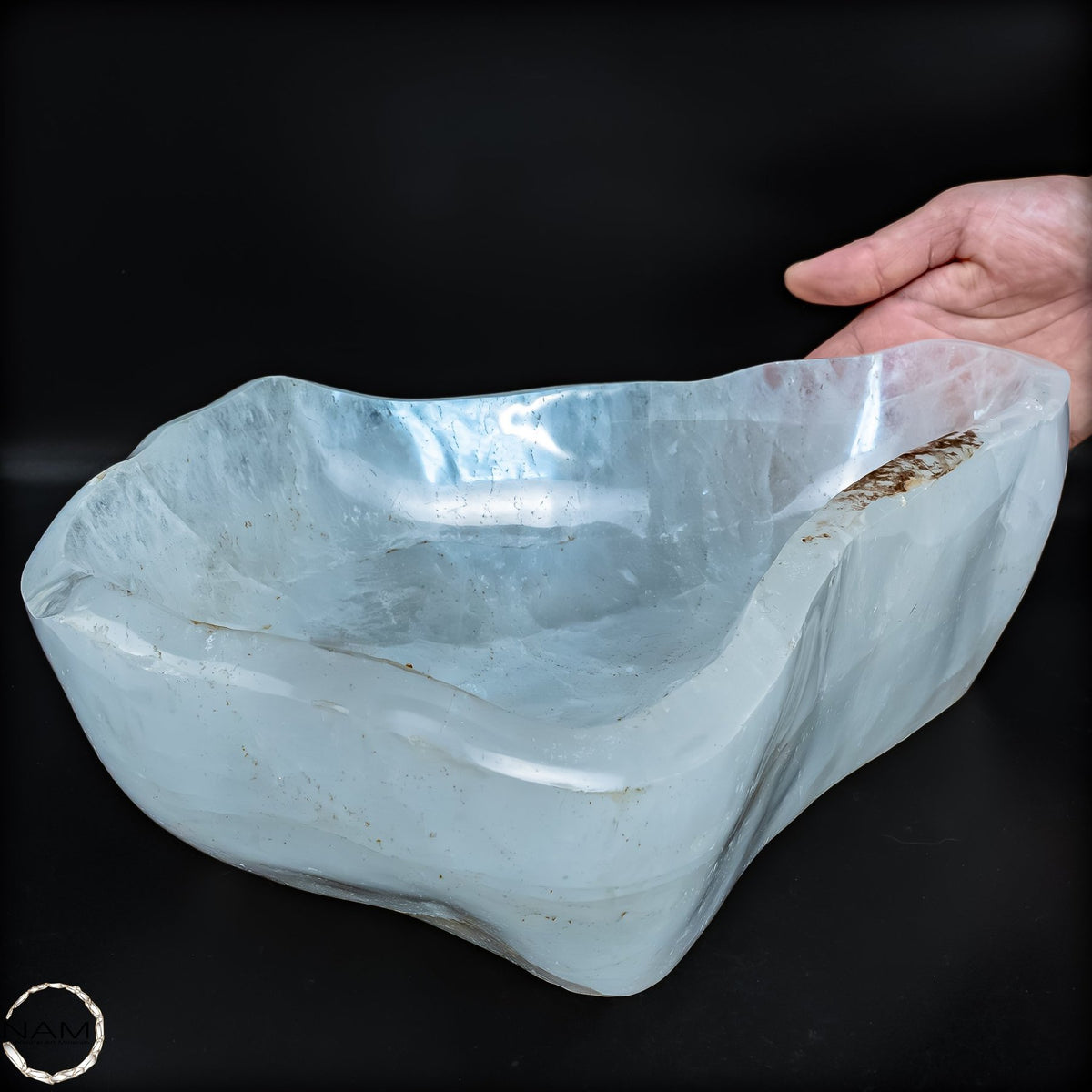 Außergewöhnliche Quarz-Schale – Ein elegantes Naturkunstwerk - 6918,19g