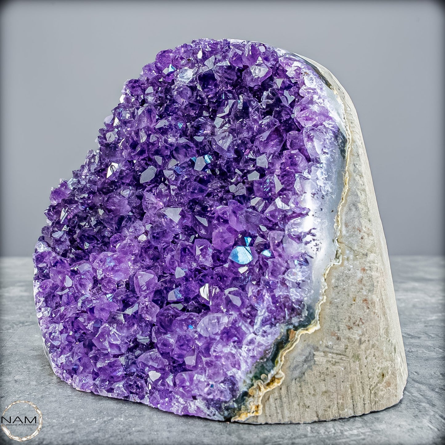 Natürliche Amethyst-Kristall Druse - 782,16g