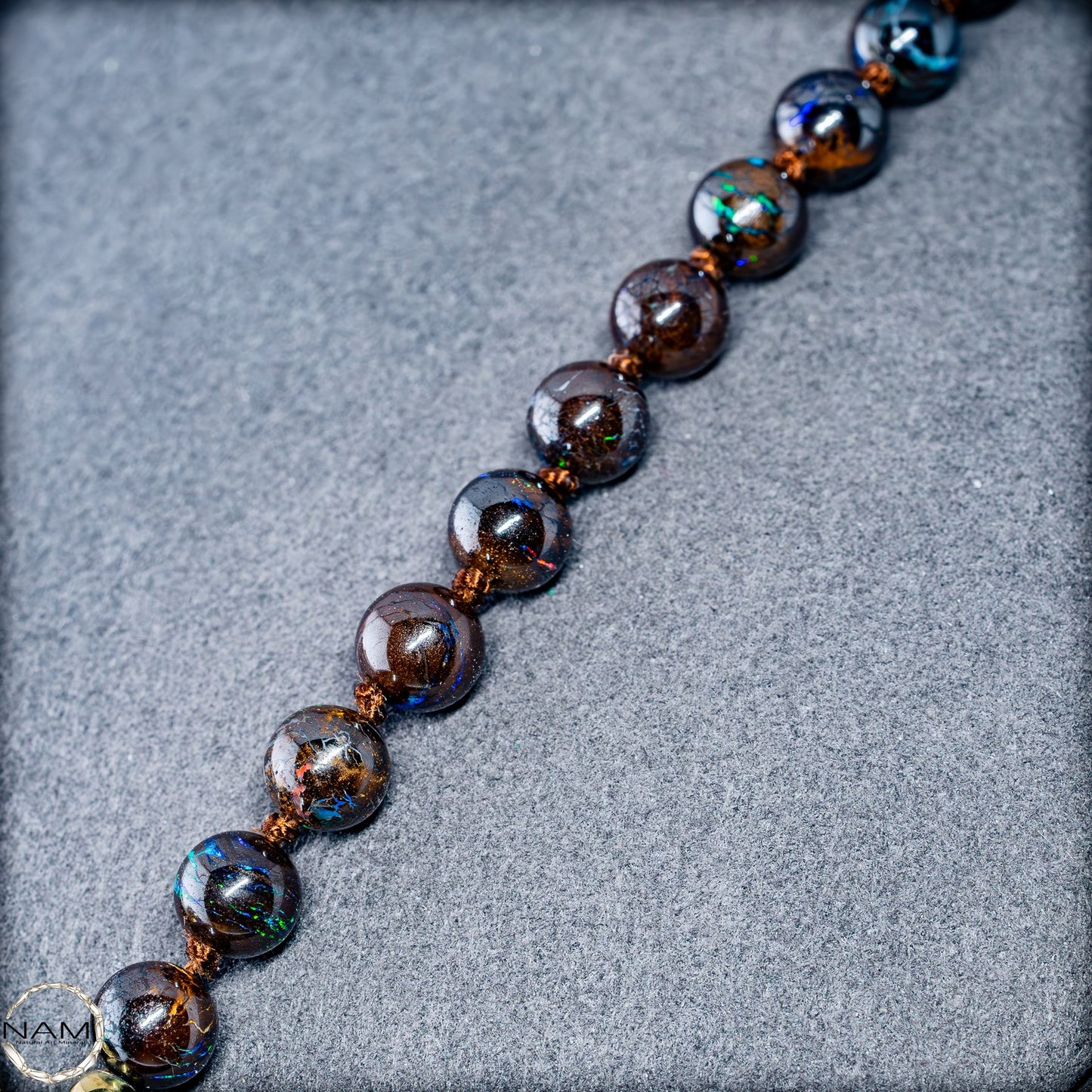Boulder Opal Halskette mit Designer-Anhänger - 50,89g 254,45ct