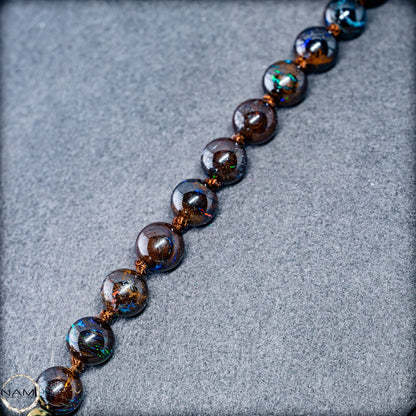 Boulder Opal Halskette mit Designer-Anhänger - 50,89g 254,45ct
