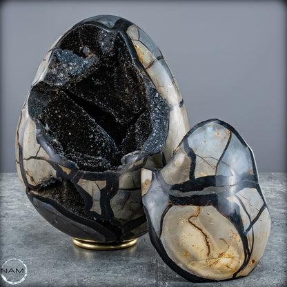 Natürliche Septarien Druse mit Calzit Kristallen, Spitzenqualität - 7020,17g