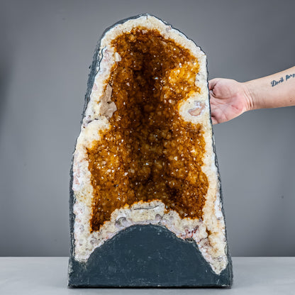 Große  Citrin-Quarz Druse, Brasilien - 38384,99g