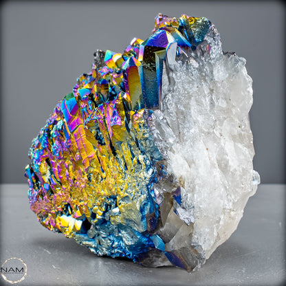 Wunderschönes Aura-Amethyst Kristallcluster – 1478,26g