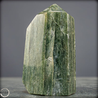 Natürliche Grüne-Quarzkristall Obelisk aus Brasilien - 675,38g