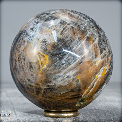 Natürliche Funkelnde Mondstein Kristall-Kugel -618,36g