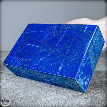 Natürliche  Lapislazuli Schmuckkästchen/Box - 712,77g