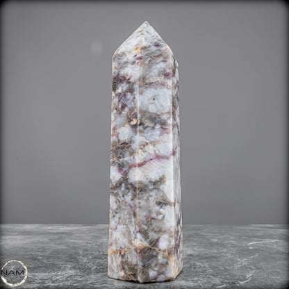 Einzigartiger Rubellit-Obelisk - 535,55g