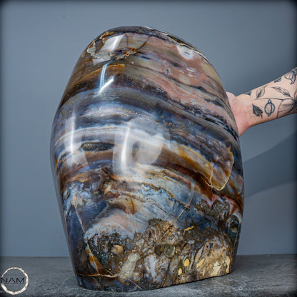 Natürliche Gebänderter Achat Kristall-Freiform - 19370,33g