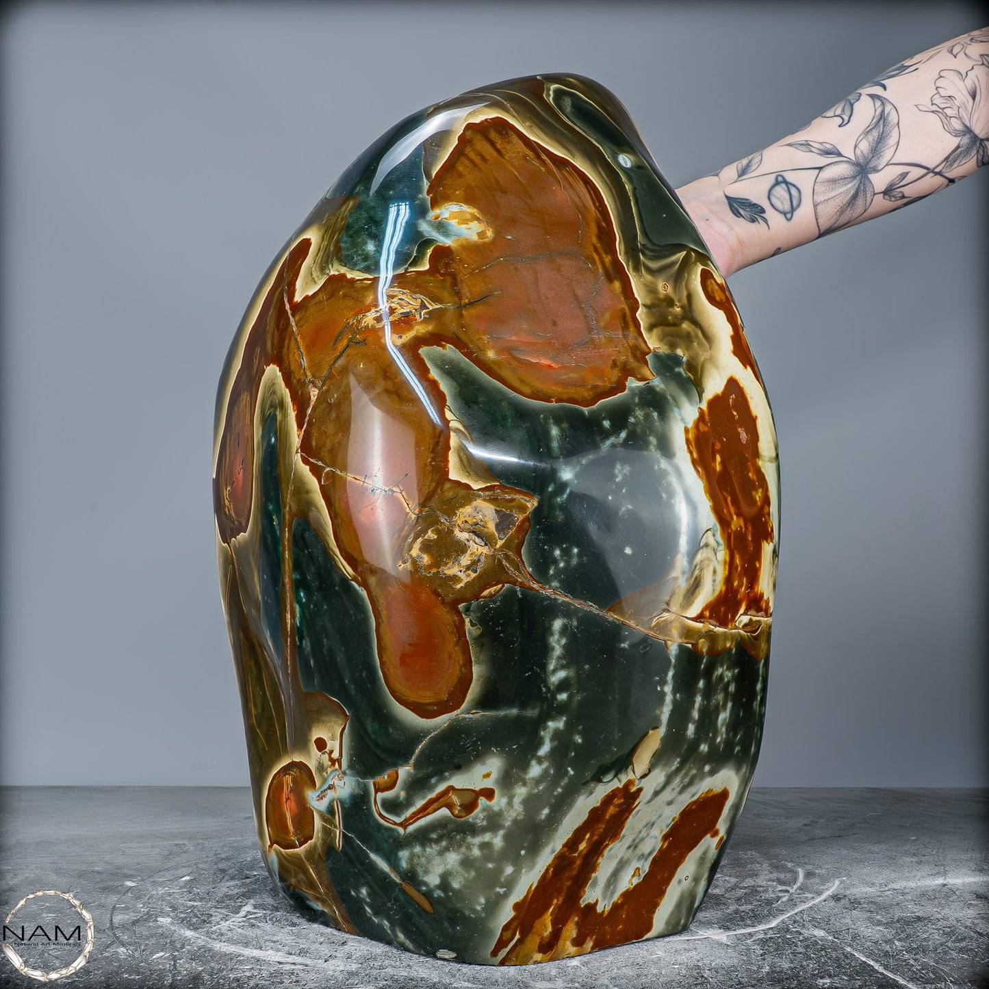 Natürliche Polychrome Jaspis Kristall-Freiform XXL -26101,22g